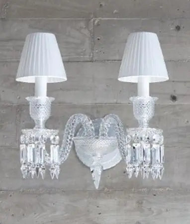 applique murale en cristal pour éclairage intérieur et mariage - vue 8 sur 10
