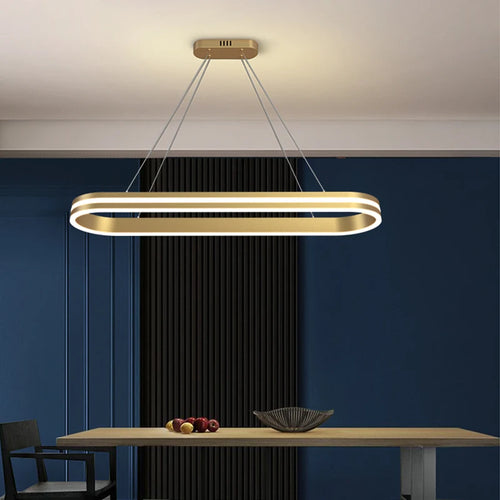 suspension led pour éclairage intérieur moderne et élégant - vue 2 sur 8