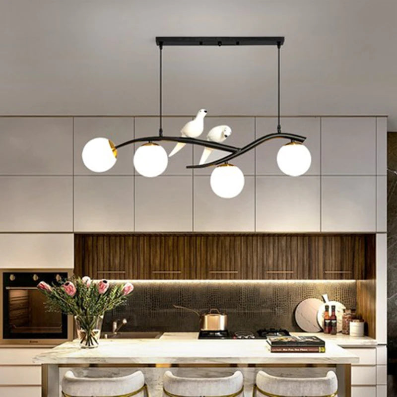 suspension design moderne forme oiseau scandinave décoratif winfordo - vue 5 sur 18