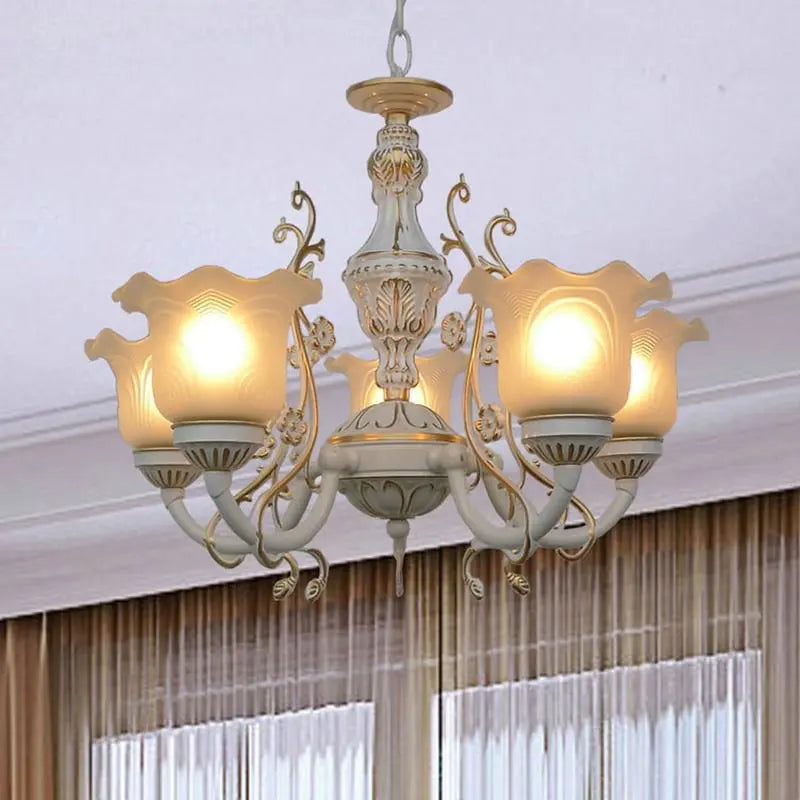 lustre style européen pour éclairage intérieur et décoration maison - vue 5 sur 12