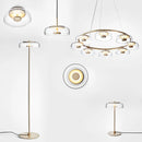 lustre scandinave moderne design luxe éclairage intérieur rond