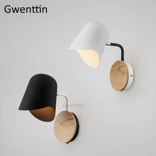 applique murale moderne en fer et bois pour décoration intérieure - vue 2 sur 8