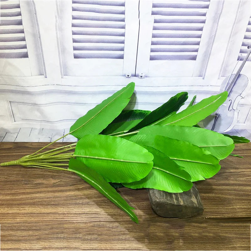 plantes artificielles tropicales feuilles de palmier pour décoration intérieure - vue 2 sur 7
