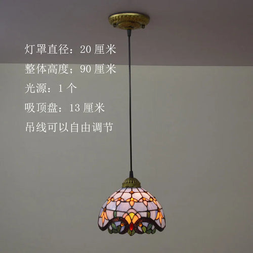suspension baroque en verre teinté pour intérieur élégant - vue 16 sur 15