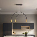suspension moderne à trois têtes design créatif et élégant