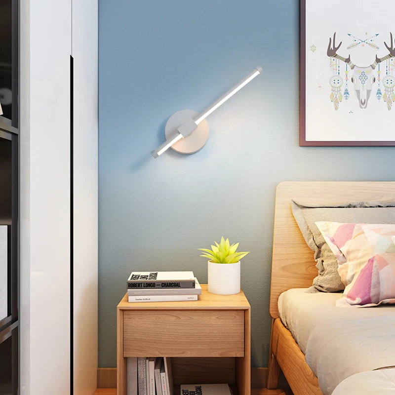 lampe de chevet moderne simple pour éclairage d'hôtel et télévision - vue 3 sur 10