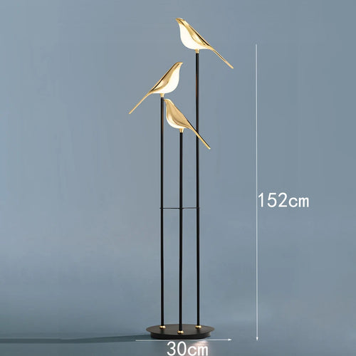 design lampe de table LED placage postmoderne or oiseau alliage acrylique lampe de bureau pour chambre étude salle salon lampadaire - vue 11 sur 10