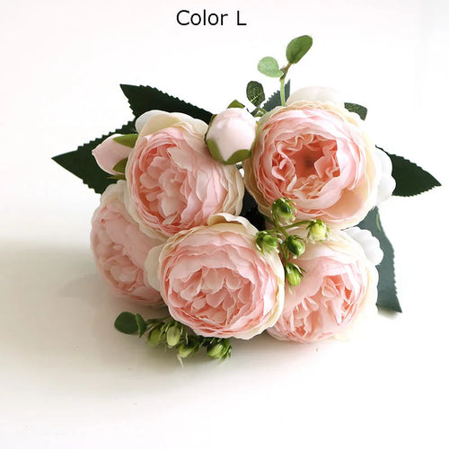 bouquet de fleurs artificielles pour décoration de jardin et mariage - vue 9 sur 18