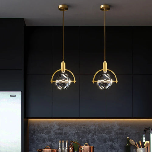 lustre en cristal créatif pour décoration intérieure moderne - vue 3 sur 8