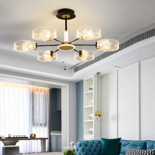 lustre led design pour intérieur moderne et élégant - vue 6 sur 10