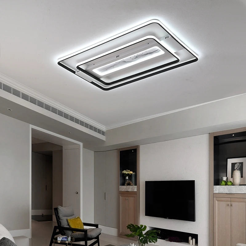 plafonniers led modernes créatifs pour éclairage intérieur - vue 3 sur 14