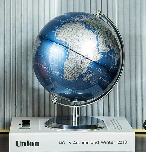 globe rotatif décoratif style européen luxe créatif - vue 9 sur 10