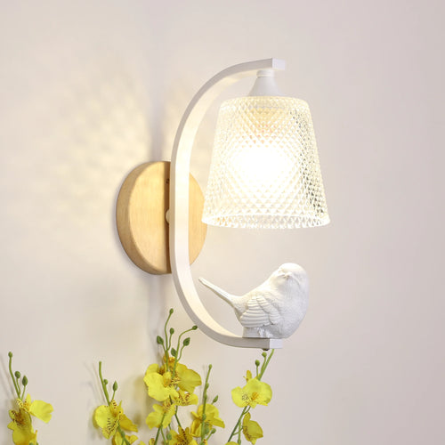 Applique murale led nordique avec appliques d'oiseaux - vue 3 sur 10