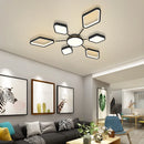 lustre led moderne avec télécommande pour intérieur élégant