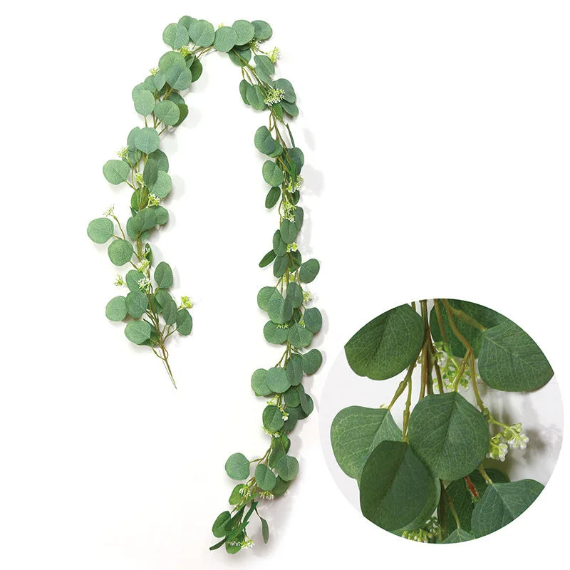 guirlande d'eucalyptus artificiel pour décoration de mariage et table - vue 19 sur 23