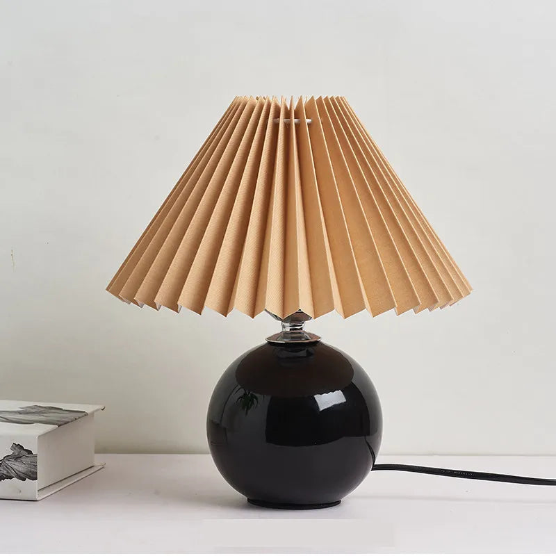 Lampe de table plissée coréenne - vue 24 sur 25