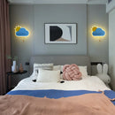applique murale led créative en forme de nuage pour enfants