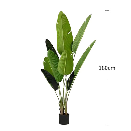 plantes tropicales arbre artificiel en pot décoration intérieure et extérieure - vue 7 sur 8