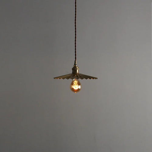 suspension design japonaise en laiton pour intérieur moderne - vue 5 sur 7