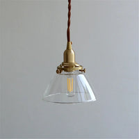 loft industriel led suspension lumière rétro laiton verre suspension antique droplight