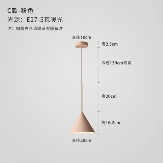 suspension décorative nordique pour éclairage créatif intérieur - vue 14 sur 14