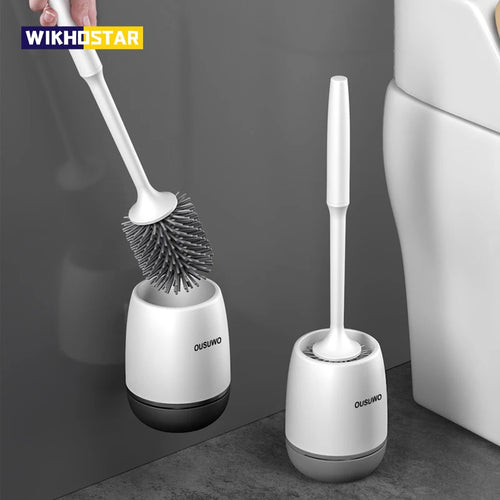 brosse de nettoyage murale à long manche en silicone - vue 2 sur 10