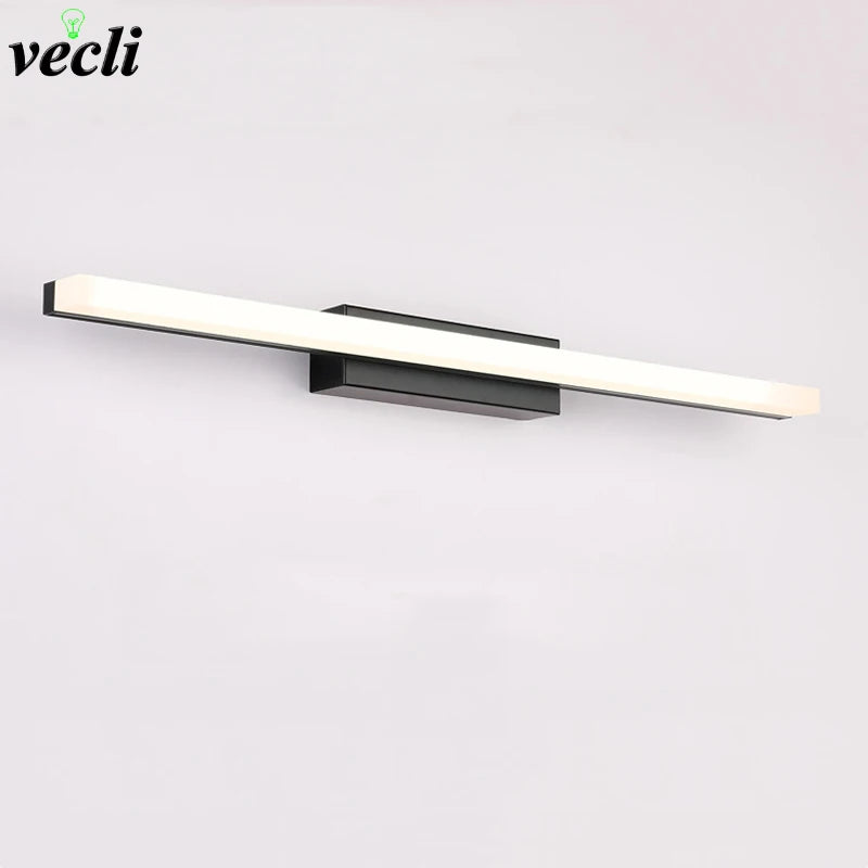 12W 490MM Bathroom Led Mirror Front Light ,LED Stainless Steel Wall Mounted Bathroom Lights AC85-260V Bar Modern Wall Lamps - vue 3 sur 6