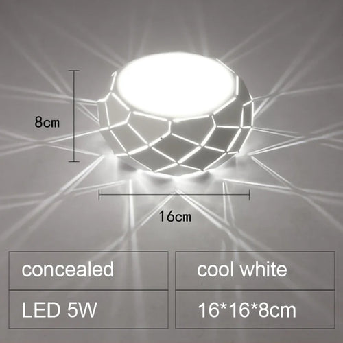Plafonnier LED moderne simplicité 5W 12W - vue 17 sur 18