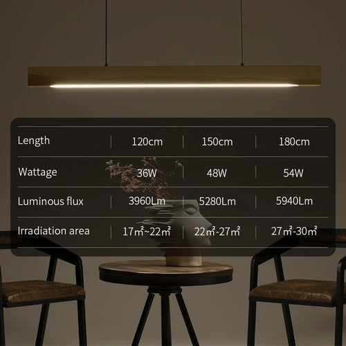 suspension led haute puissance style nordique moderne - vue 5 sur 10