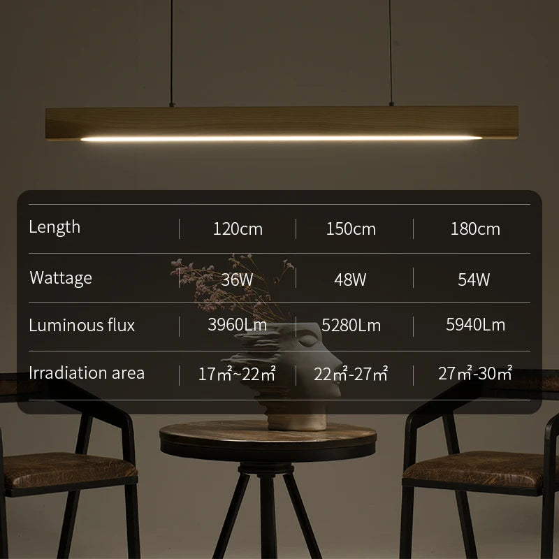 suspension led haute puissance style nordique moderne - vue 4 sur 10