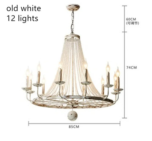 lustre vintage en cristal rétro pour café et bar - vue 13 sur 14