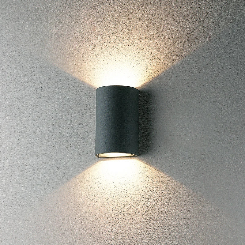 Applique murale led moderne pour extérieur étanche en aluminium - vue 3 sur 6