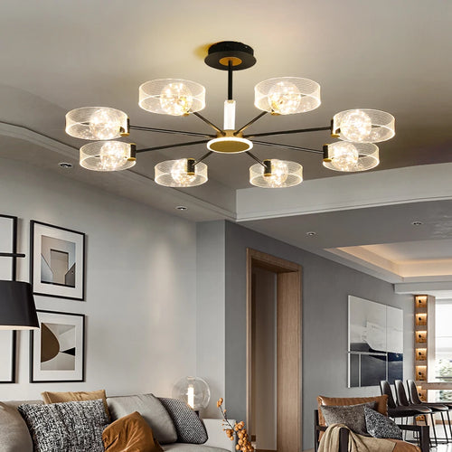 lustre led design pour intérieur moderne et élégant - vue 4 sur 10