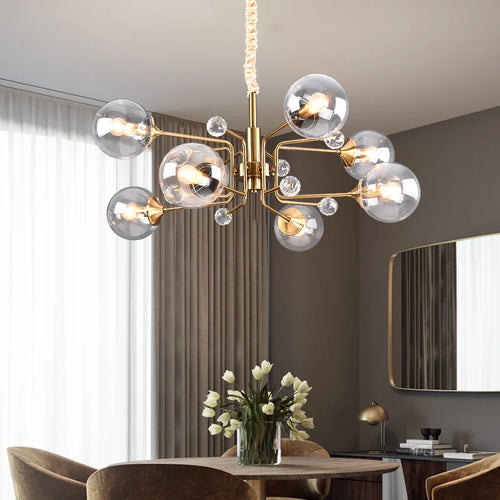 suspension nordique en verre transparent pour intérieur réglable - vue 2 sur 18
