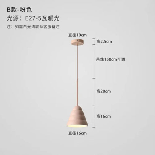 suspension nordique décorative pour éclairage créatif intérieur
