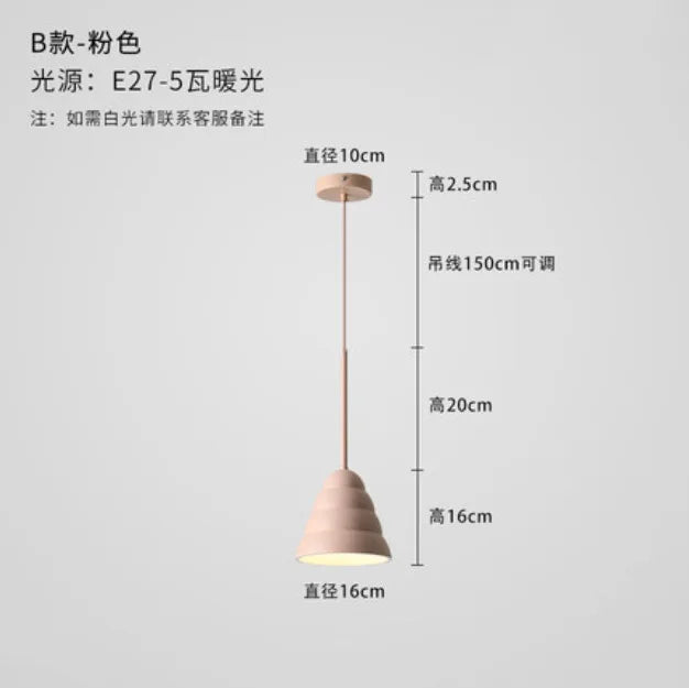 suspension nordique décorative pour éclairage créatif intérieur