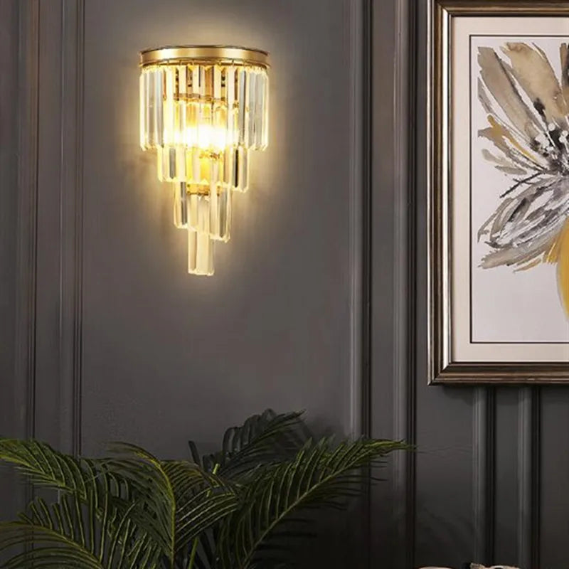 applique murale en cristal pour décor créatif rétro et moderne - vue 6 sur 20