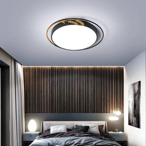 plafonnier led rond avec télécommande pour décoration intérieure - vue 4 sur 8