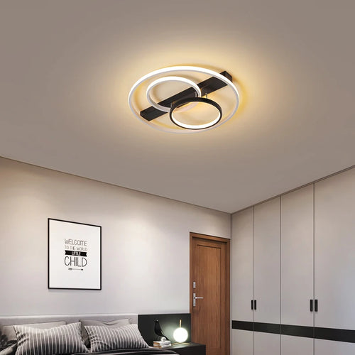 plafonnier led rond design moderne pour intérieur élégant - vue 4 sur 8