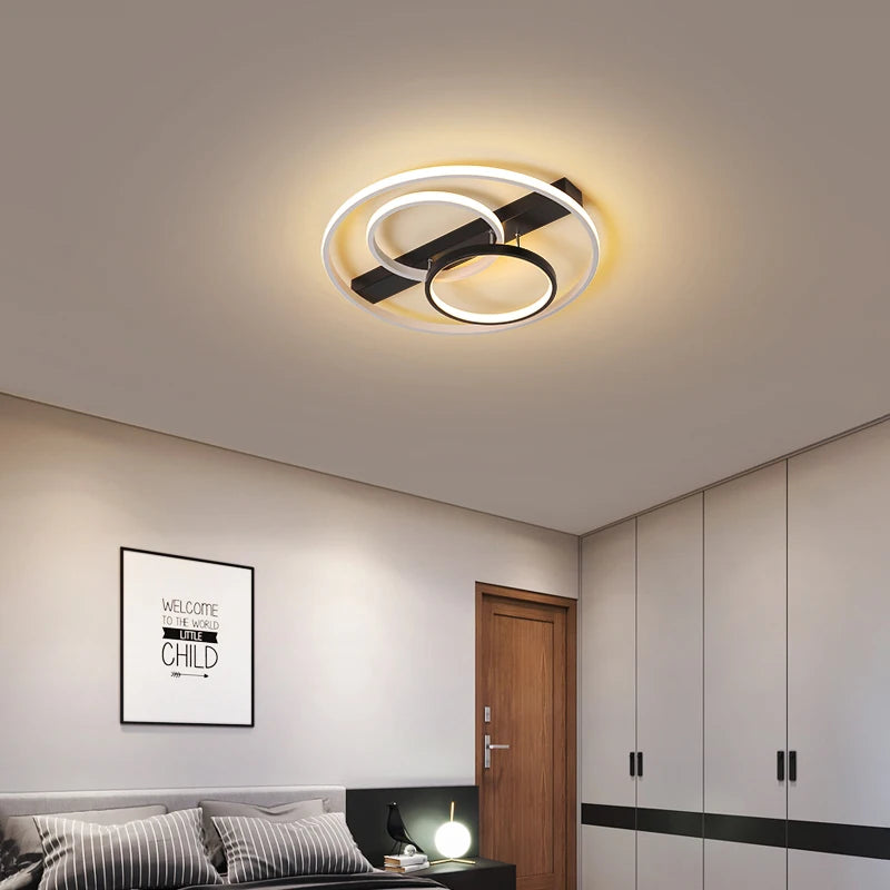 plafonnier led rond design moderne pour intérieur élégant - vue 4 sur 8