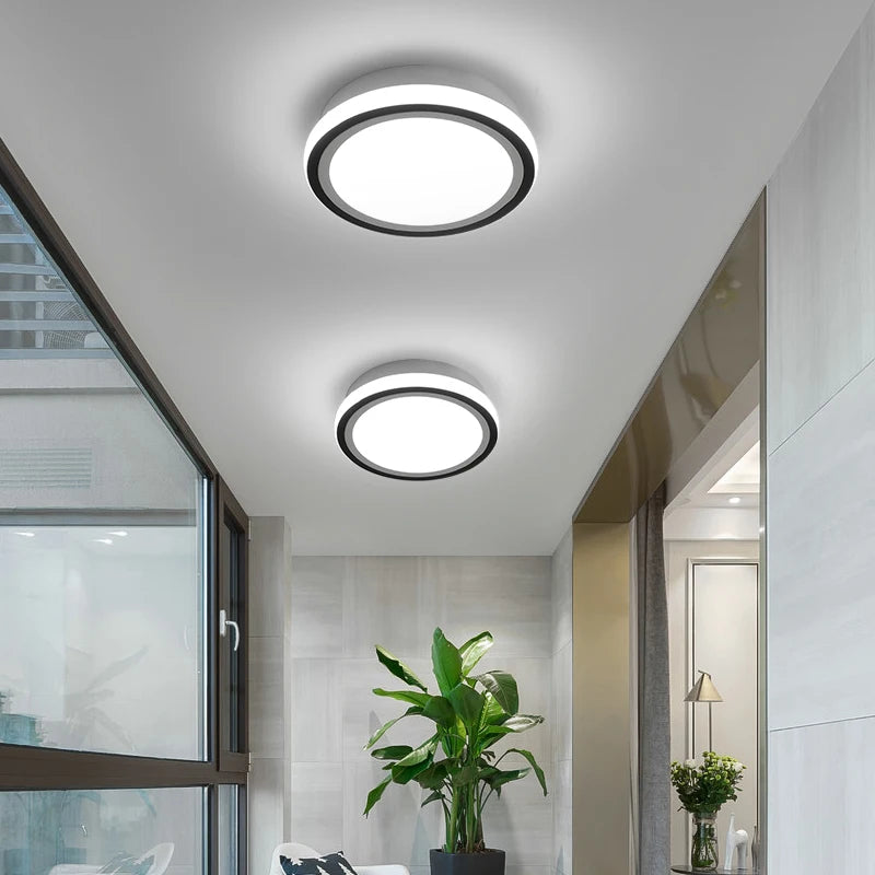 plafonnier led moderne pour intérieur nordique luminaire - vue 6 sur 12