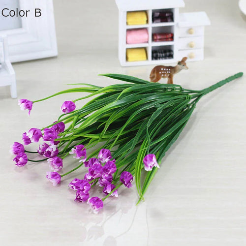 bouquet de mini tulipes artificielles pour décoration de printemps - vue 10 sur 11