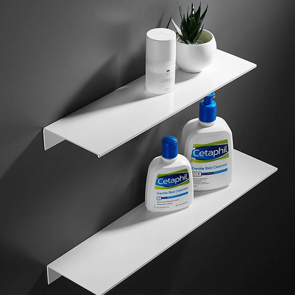 étagère murale en aluminium pour rangement moderne et pratique - vue 4 sur 14