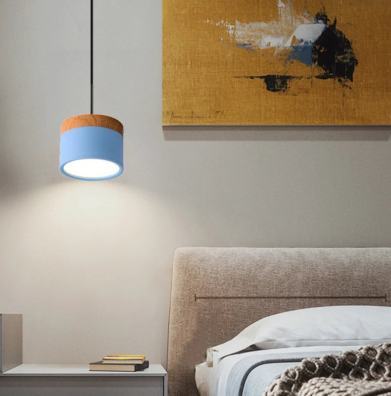 Suspension LED moderne makeron pour décoration intérieure - vue 3 sur 14