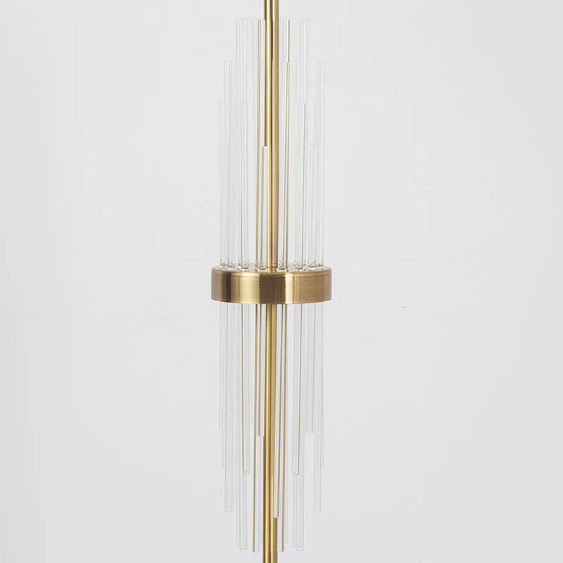 lampadaire moderne en verre pour un éclairage intérieur élégant - vue 3 sur 5