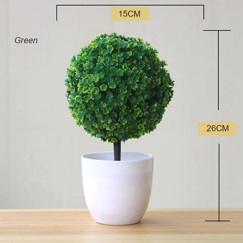 plante artificielle en pot pour décoration de bureau et jardin - vue 44 sur 45