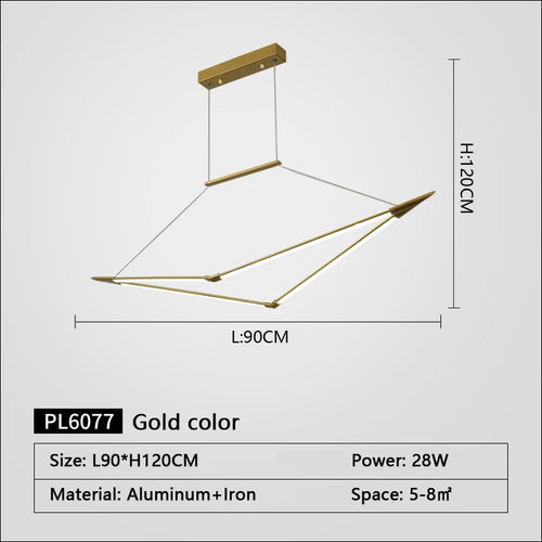 suspension led moderne dimmable pour un éclairage élégant - vue 11 sur 15