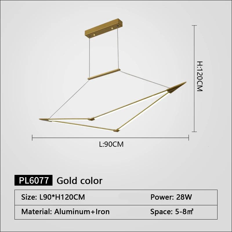 suspension led moderne dimmable pour un éclairage élégant - vue 10 sur 15