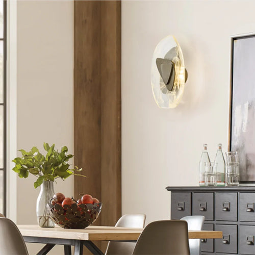 applique murale en cristal nordique pour éclairage décoratif élégant - vue 5 sur 8