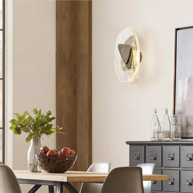 applique murale en cristal nordique pour éclairage décoratif élégant - vue 4 sur 8